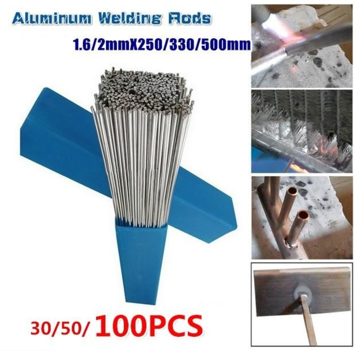 Aluminum Welding wire low temperature aluminum welding rod flux core no Aluminum Welding powder welding rod aluminum water tank aluminum welding wire 1.6 * 33cm