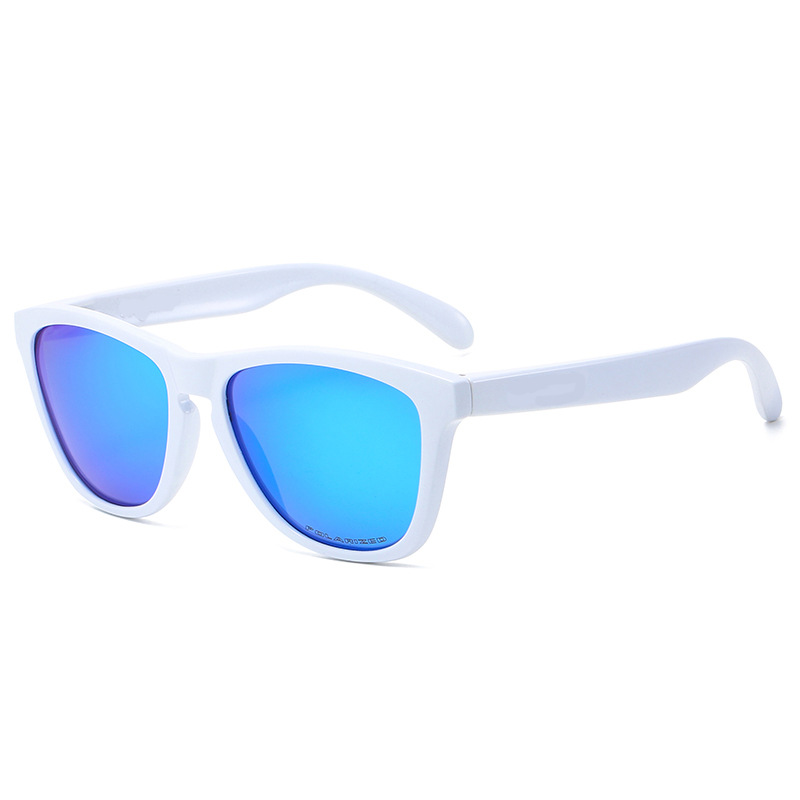 Europe and the United States polarized sunglasses outdoor sports riding glasses beach fishing driving sunglasses light plate printed LOGO