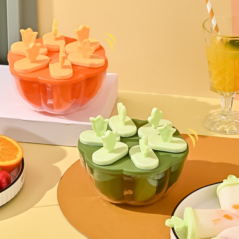 Household Popsicle Box Factory Spot Popsicle Mold Diy Homemade Frozen Ice Cream Popsicle Box Artifact Ice Cream Mold Ice Mold