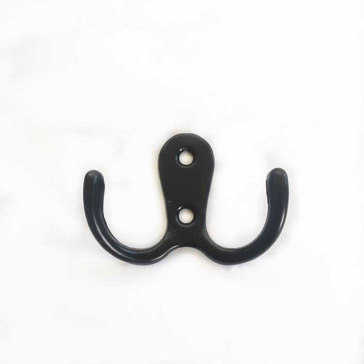 Black Double Hook Black Storage Rack Double Hook Door Rear Hook Mural Hook Amazon Storage Rack Key Hook Antique