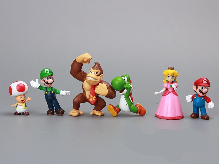 スーパーマリオブラザーズゲームシリーズハンドヘルド置物 18 スタイルフルセットアクションフィギュア人形ディスプレイアイテムグッズおもちゃ|undefined