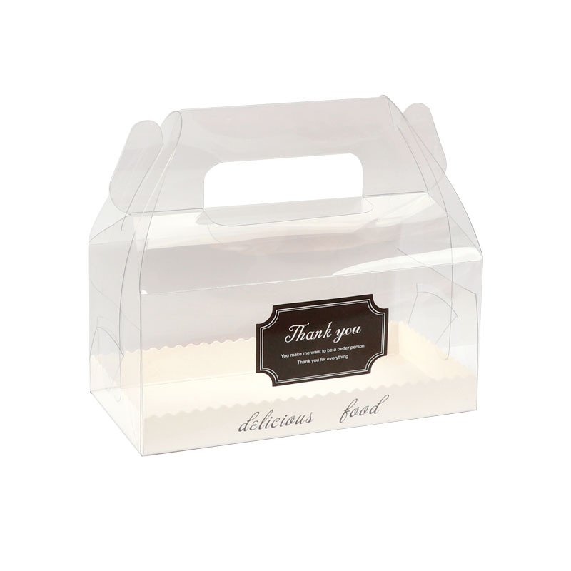 Transparent Cookie Snowflake Crisp West Point Packaging Box Milk Date Bag Nougat Meat Floss Beckham Portable Baking Box