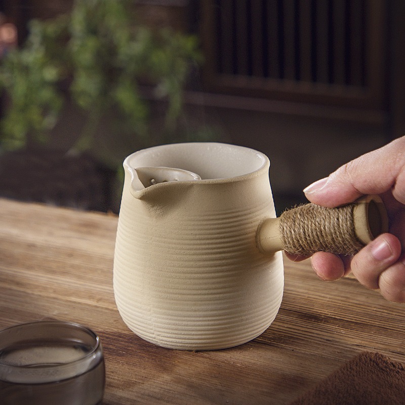 Pot Tea Tea cooker ceramic pot stove tea baking pot outdoor side handle teapot for old white tea