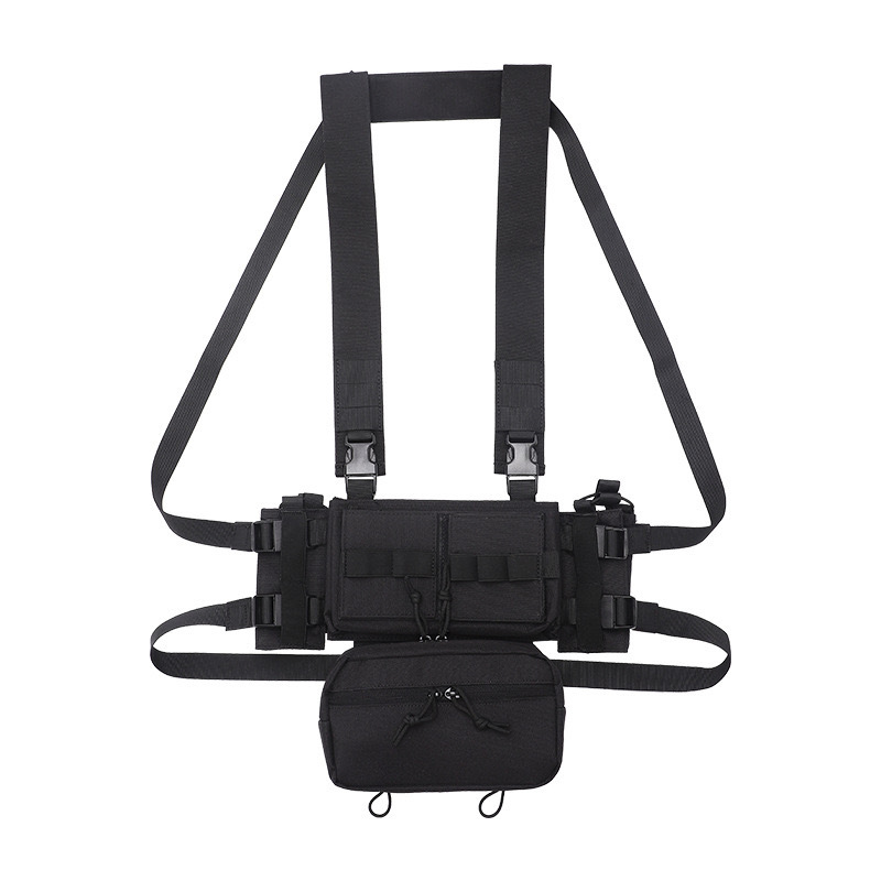 MK3 Outdoor Tactical Vest Multifunctional Sports Chest Hanging Quick-drying Waterproof Camouflage Vest Bellyband Military Fan Training Clothing