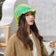Korean ins New Handmade Knitted Hat Fisherman's Hat Wool Hat Vintage Hollow Thin Breathable Basin Hat for Women