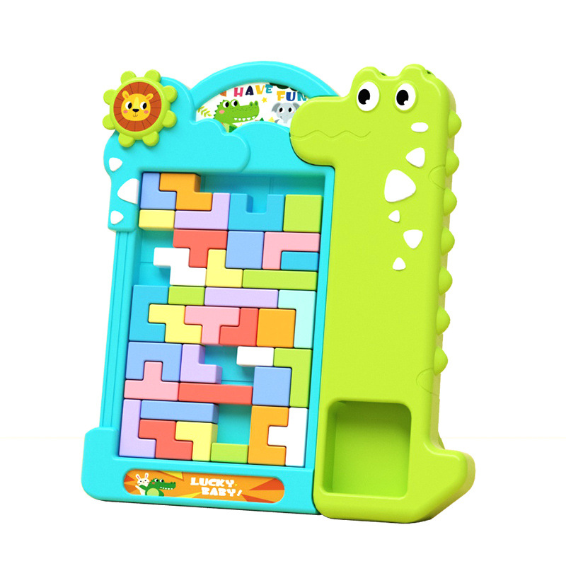 Tetris Building Block Jigsaw Puzzle Toy Children Aged 3 to 6 Thinking Training Boys and Girls Jigsaw Puzzle