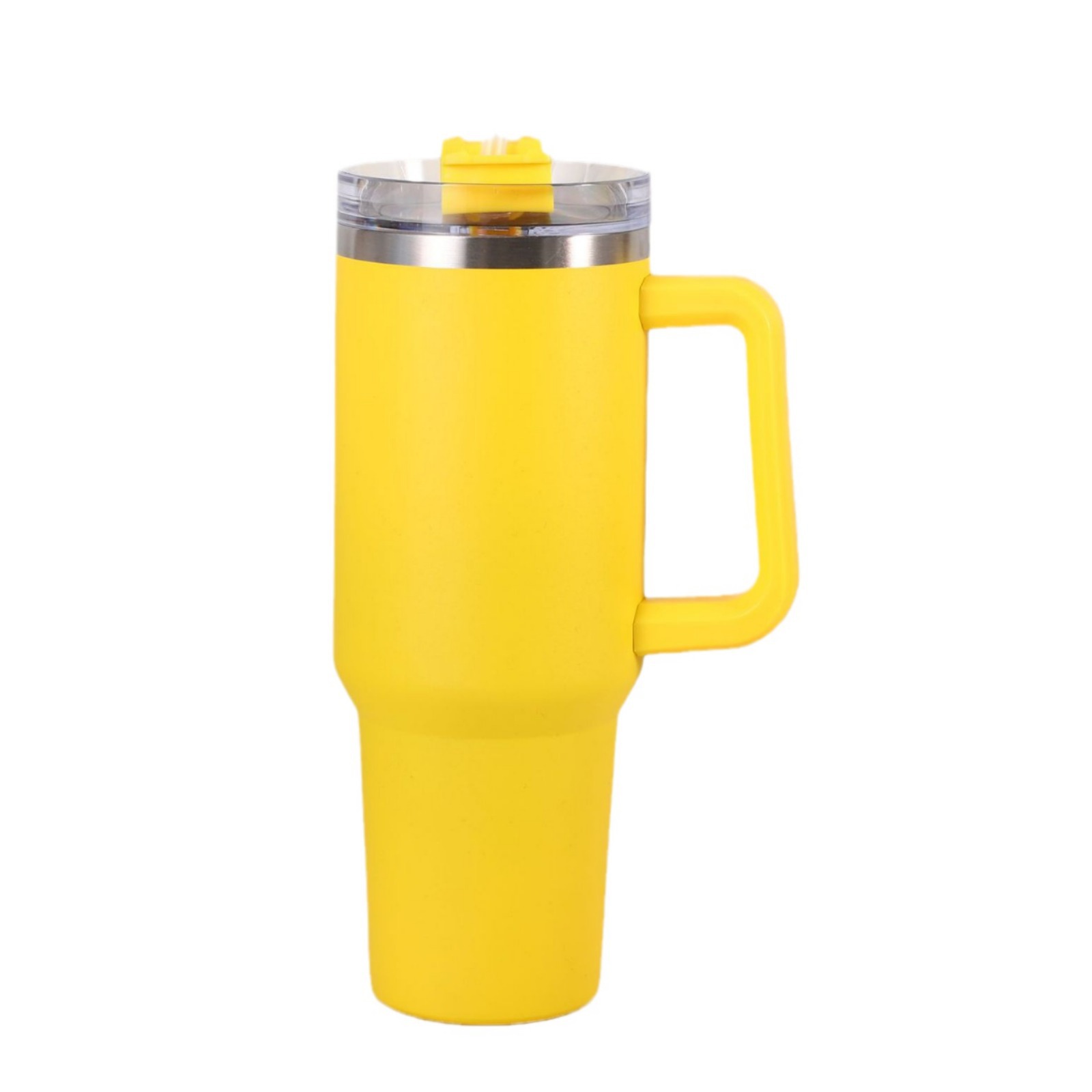 Bingba Cup Cross-border Stainless Steel Beer Cup with Lid Handle Outdoor Camping Car Thermal Insulation 40oz Car Cup