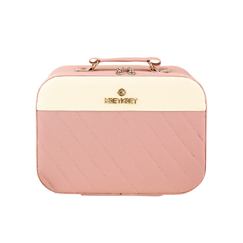 Lightweight Cosmetic Case Ins Style Cosmetic Bag Portable Portable Large Capacity Storage Bag Men's and Women's Cosmetic Cosmetic Case