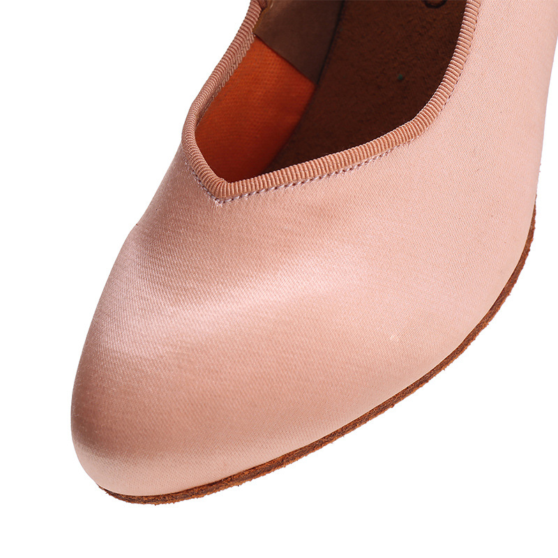 New Adult High-heeled Modern Dance Shoes Professional Ballroom Dance Practice Shoes Girls Waltz Dancing Shoes Flamenco
