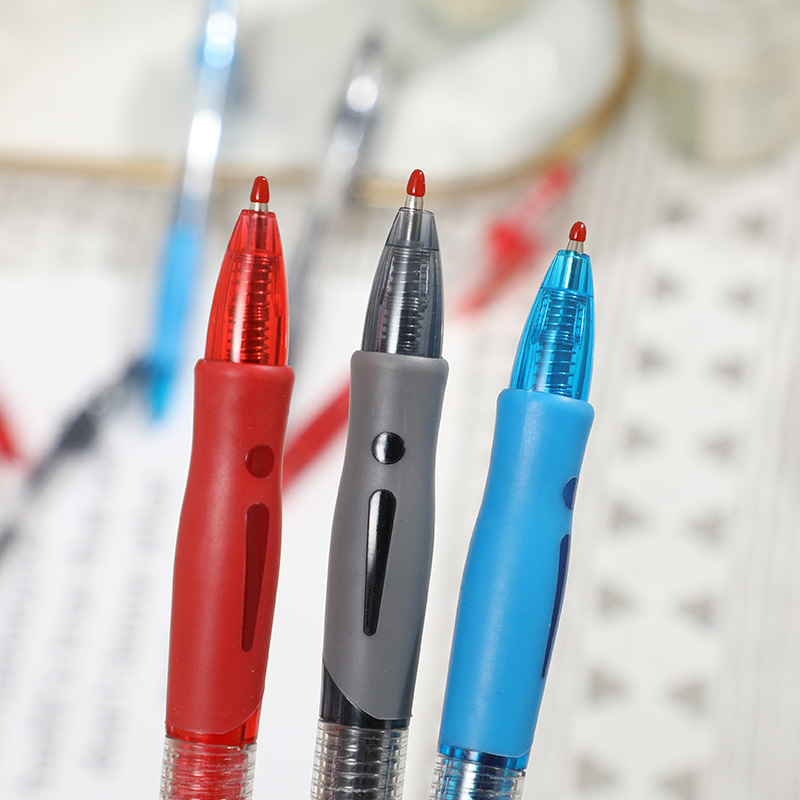 Press Gel Pen 0.5mm Black Press Office Signature Pen Student Examination Pen Carbon Pen High Color Value