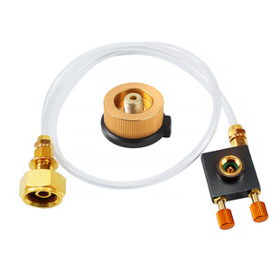 Outdoor camping charging vent charging valve bridge card type long flat gas tank manp connection liquefied gas conversion