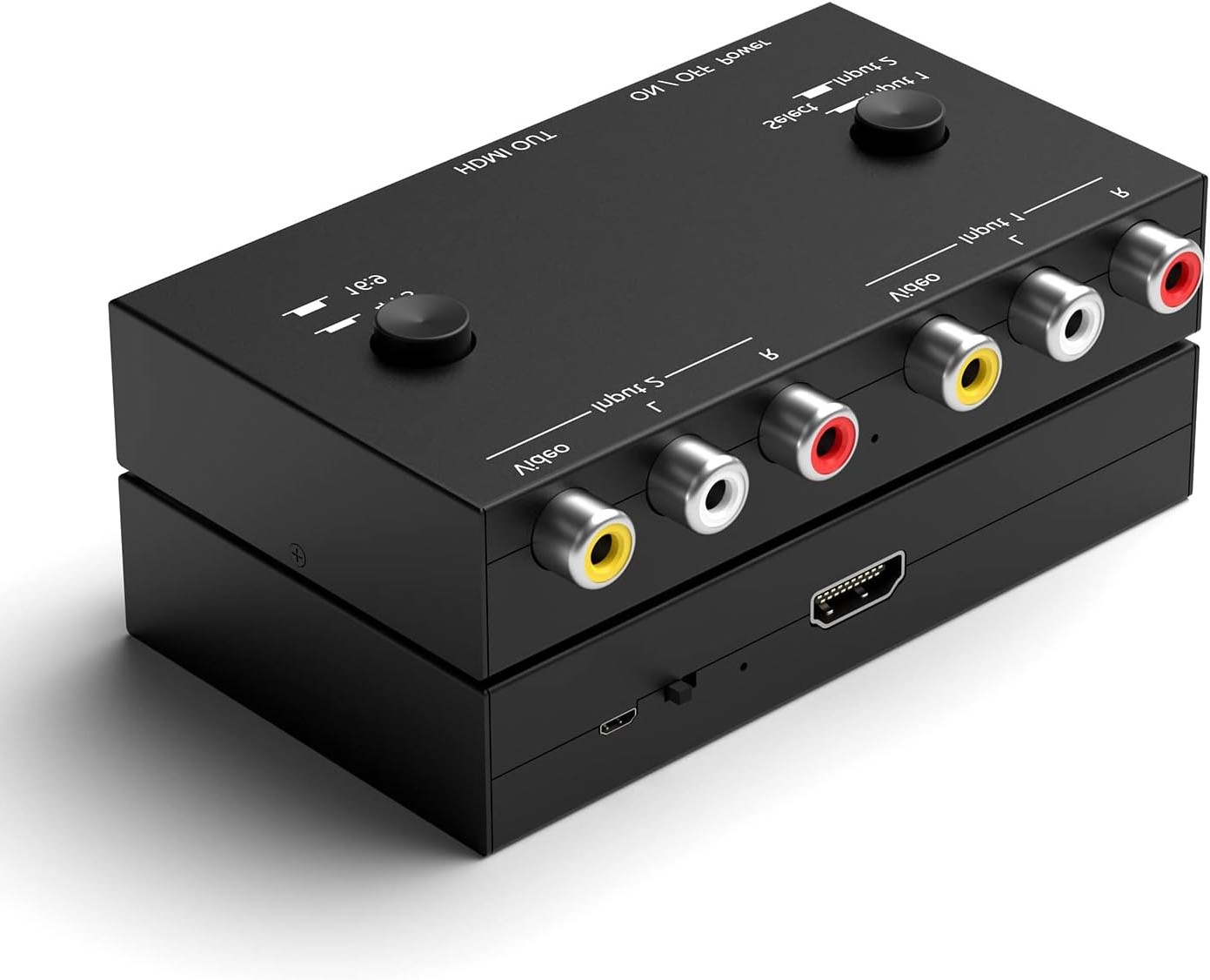 2-way AV TO HDMI 2AV TO HDMI 2RCA TO HDMI hot sale