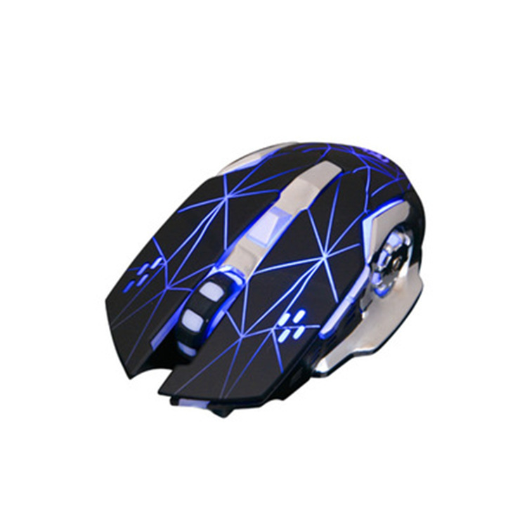 Bluetooth Mouse 2.4g Dual Mode Mute Hot Wheels Wireless Wired Gaming Mechanical Mouse Rechargeable Luminous Factory