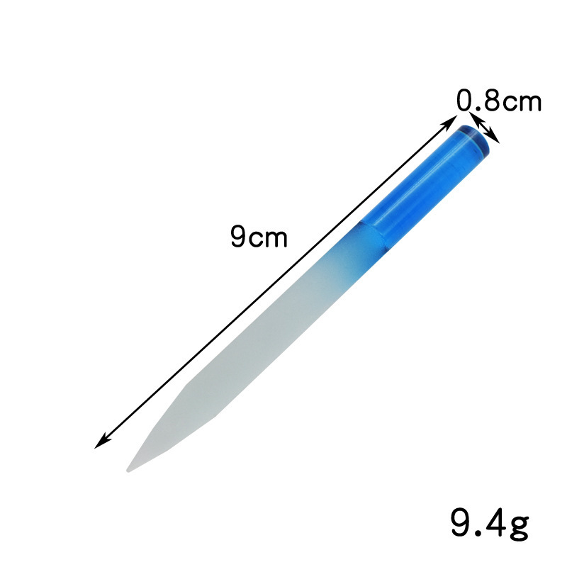 カラフルなガラス円筒サンドブラスト爪やすりガラス研磨爪研削ツールマニキュアツールアート|undefined