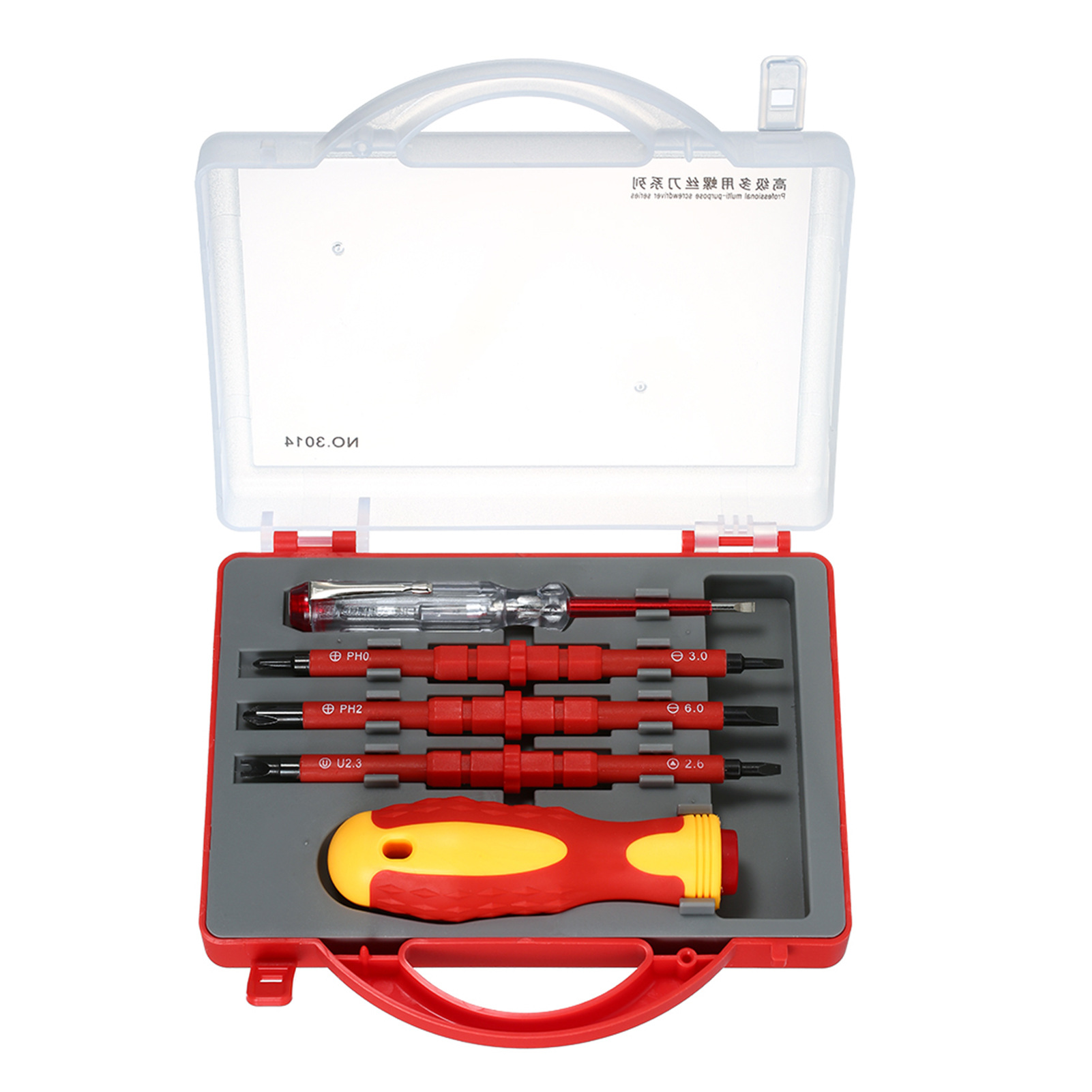 Manufacturers supply electrical special batch telecommunications insulation multi-purpose maintenance tools chrome vanadium steel dual-purpose batch screwdriver suit