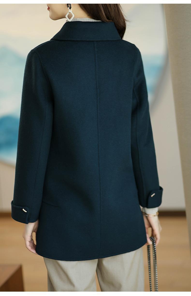 New Women's Fashion Small Casual Slim Versatile High-end Cotton Wool Coat Trendy Jacket_voghion.com