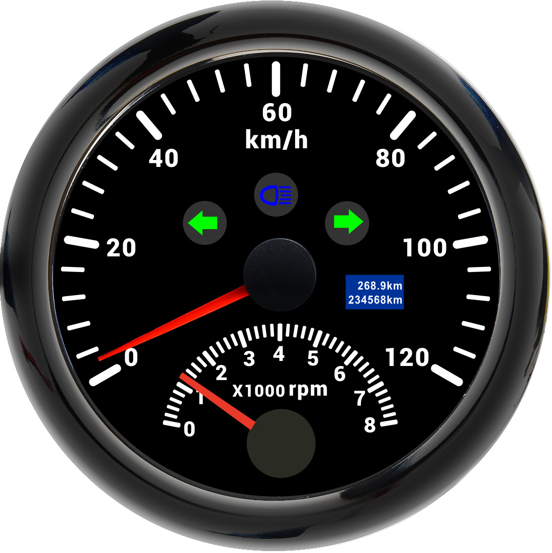 Quality modified speed meter motorcycle car speed meter multifunctional instrument production and processing