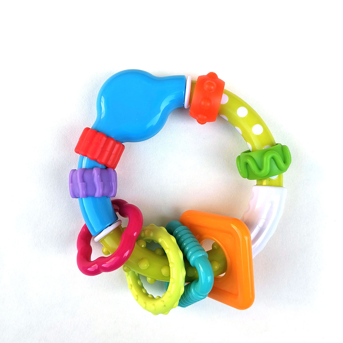 Lucky baby baby new BB stick baby holding toy holding molars bat baby holding Bell tooth glue