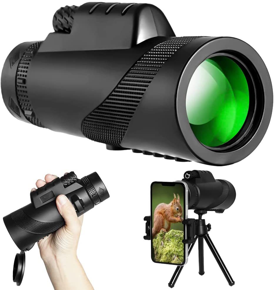 SOURCE Factory 10x42 monocular mobile phone telescope large diameter 80x100 high power HD Outdoor low light night vision