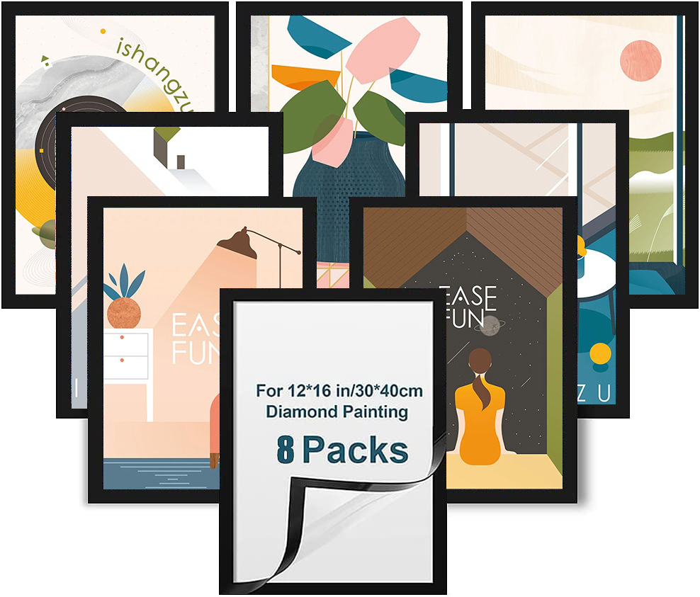 Custom magnetic frame handmade photo wall 30x40cm12x16 inch self-adhesive diy creative minimalist photo frame