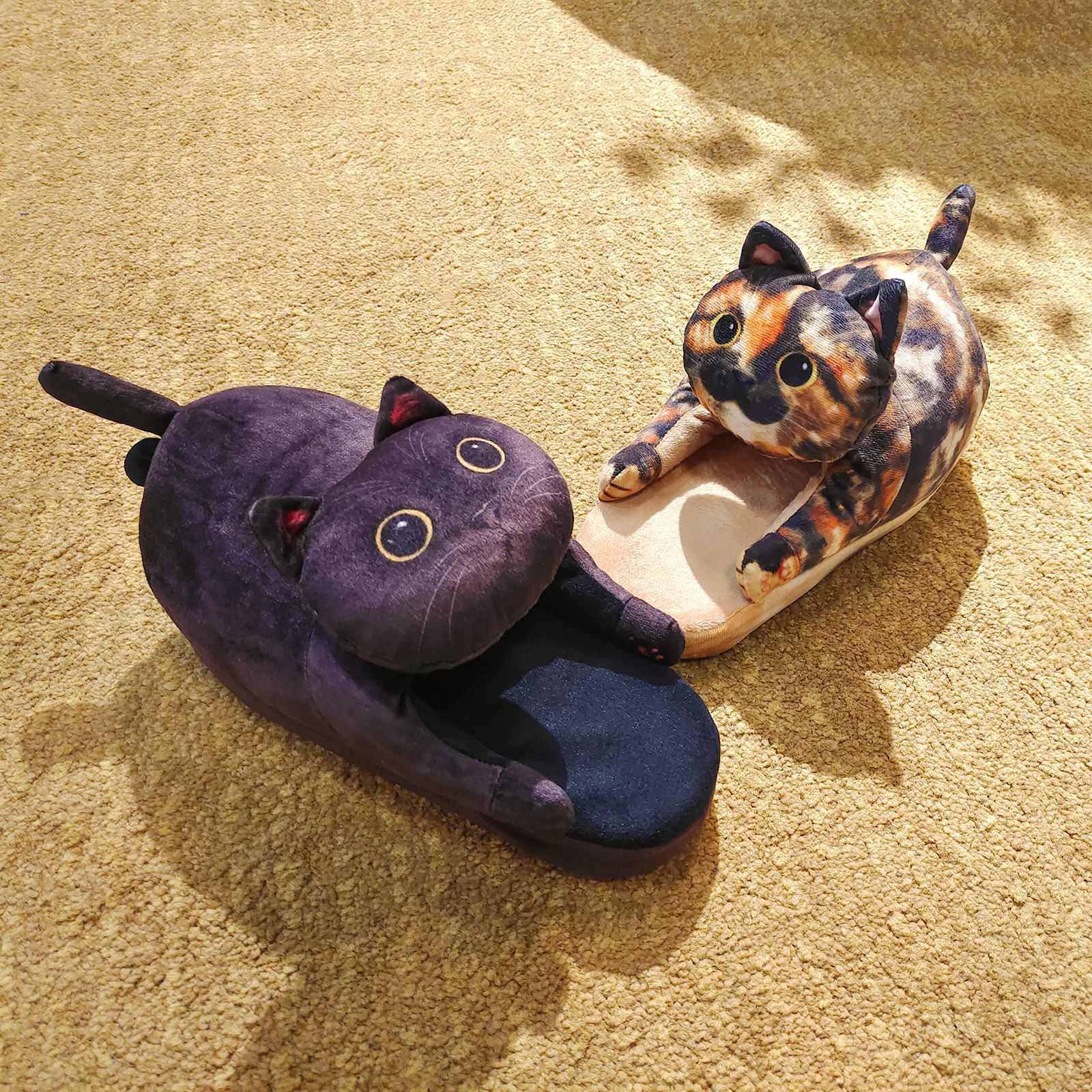 Cat Slippers Spot Comfortable Non-slip Cotton Slippers EVA Cute Girl High-end Gift Gift Box Cross-border New Artificial Cat