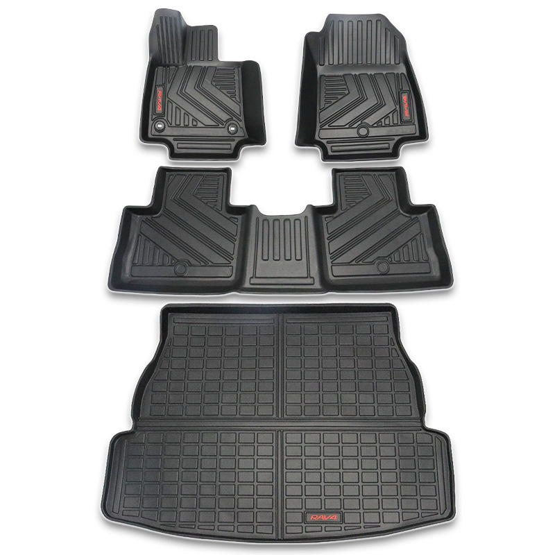 Suitable for 2020 brand new RAV4 special foot mat rav4 trunk mat TPE rubber car foot mat