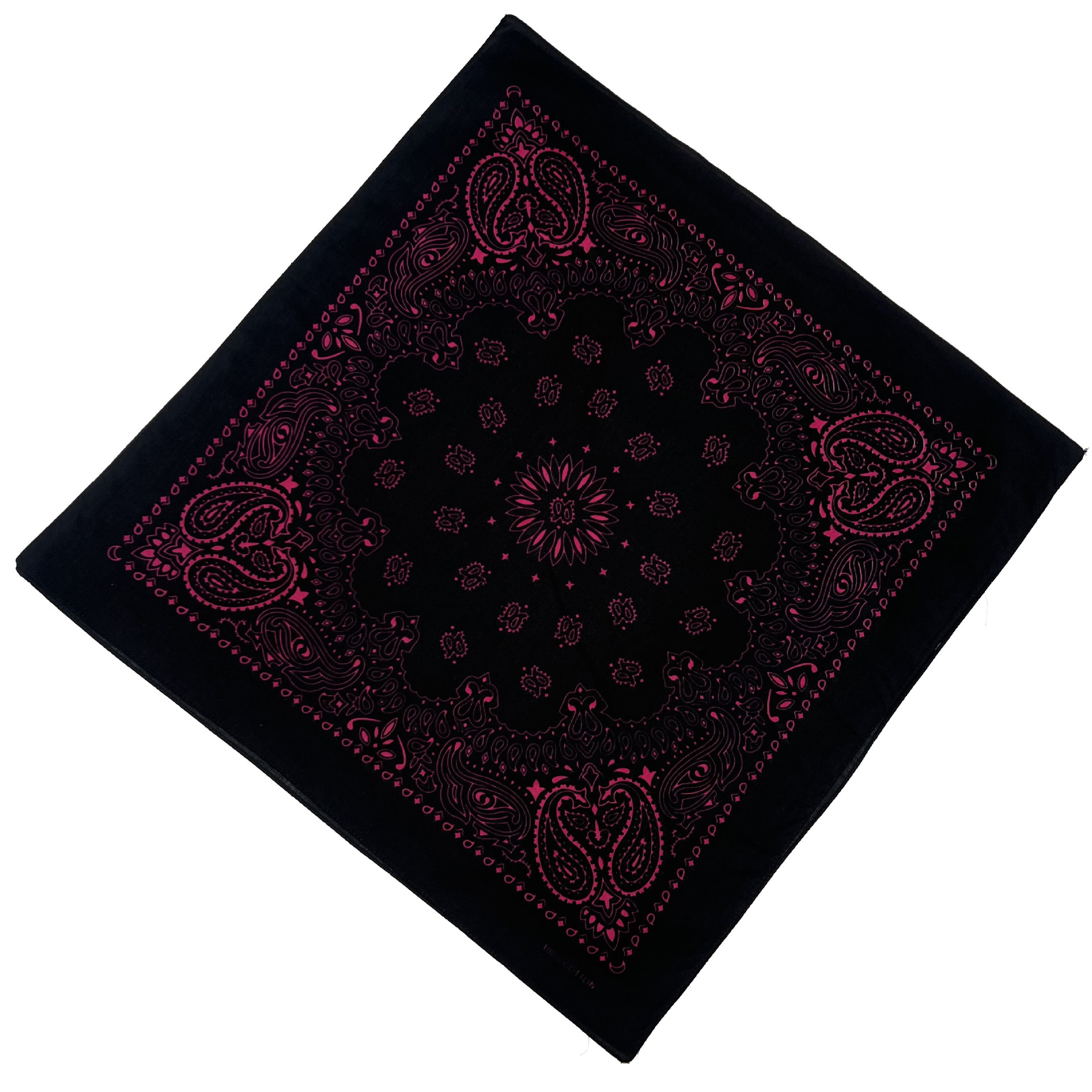New cotton square hip hop hip hop hip hop hip hop black background contrast sunflower bandana headscarf wholesale