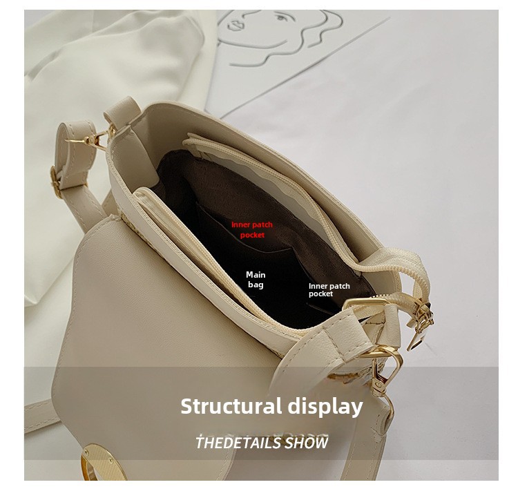 Modische Damenhandtasche aus gewebter Beuteltasche_voghion.com