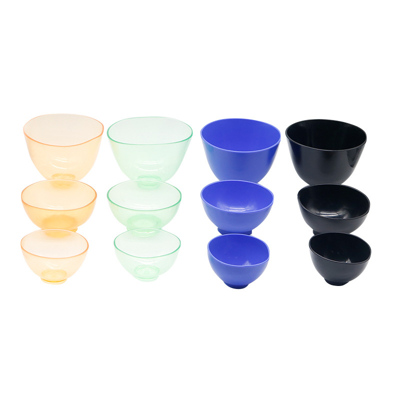 Dental Tools Material Gypsum Mixing Bowl Gypsum Transparent Leather Bowl Color Plastic Bowl Soft Bowl Rubber Bowl