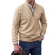Sweater Independent Station Foreign Trade Men's Zipper Stand Collar Sweater Wool Men's Warm Sweater Cardigan Jacket for Men