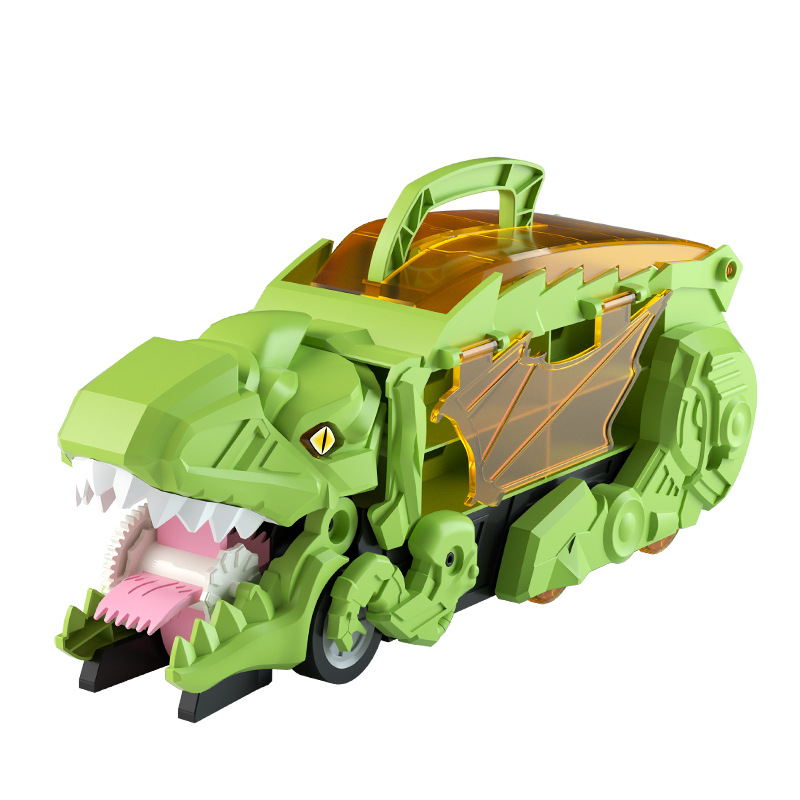 Cross-border Deformed Dinosaur Swallowing Car Storage Car Children's Toy Car 3-5 Years Old Boys' suit Toy Car