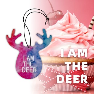 Cross-border car aromatherapy tablets creative car perfume pendant car fragrance decoration deer lasting solid balm tablets