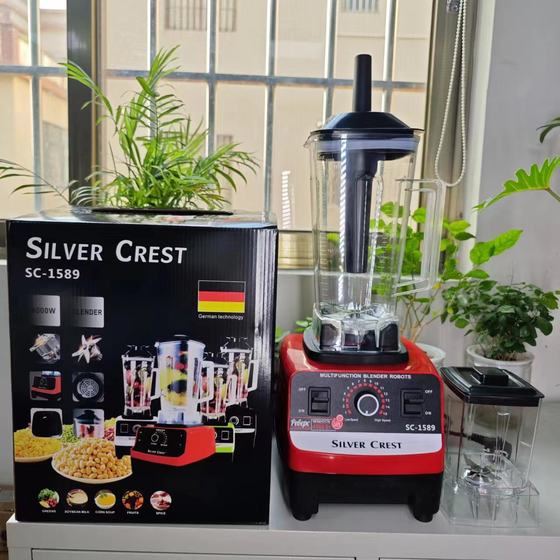 Cross-Border 3L8In1Blender Commercial Stainless Steel High-Power Pure Copper Blender Meat Grinder Ice Crusher Juicer