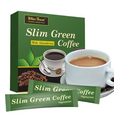 Slim green coffee instant coffee powder Weight loss tea white kidney bean black coffee drink