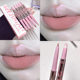Cappuvini small silver tube lip liner pen outline lip shaping nude lipstick lip pen domestic goods makeup lipstick