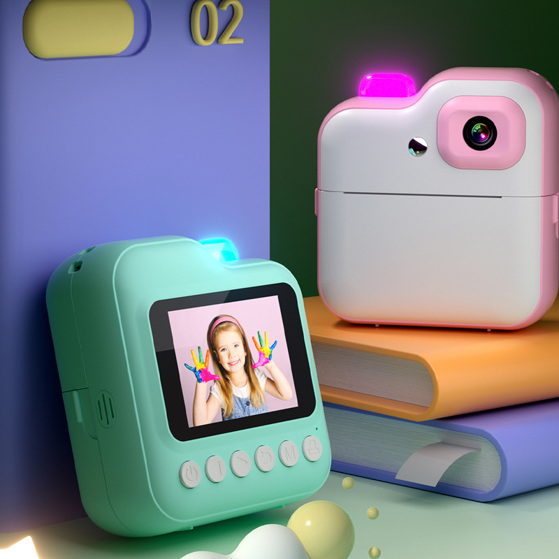 New Polaroid children's digital camera cute cartoon mini photo printing digital HD printing camera