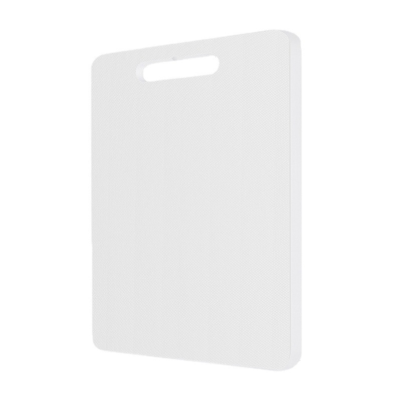 Wholesale non-slip multifunctional white foreign trade antibacterial pe household plastic anti-mold knife board chopping board chopping board