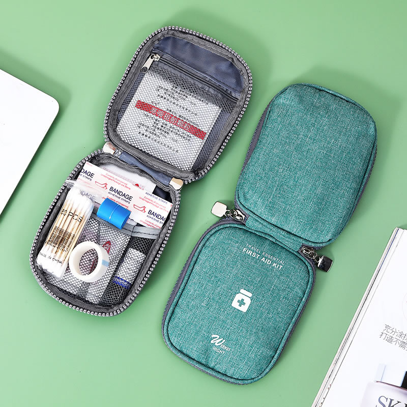 Travel portable medicine storage bag for primary school students epidemic prevention bag first aid medicine bag medical bag emergency children health bag