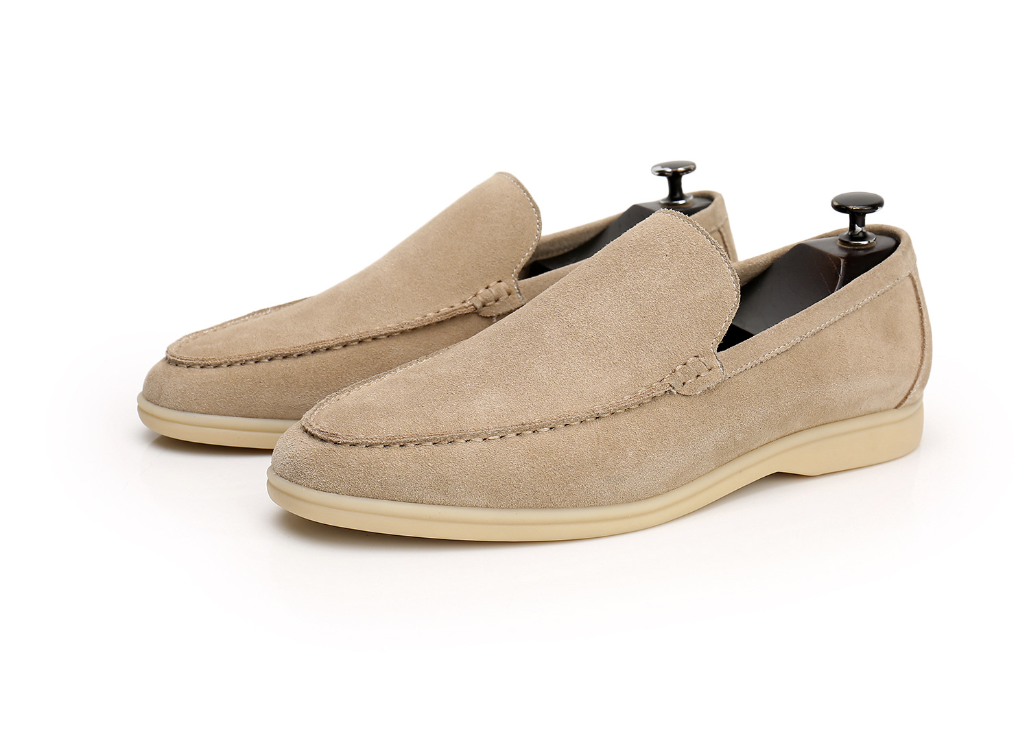 2021 a generation of spring and summer leg Italian light pedal suit suede loafers men