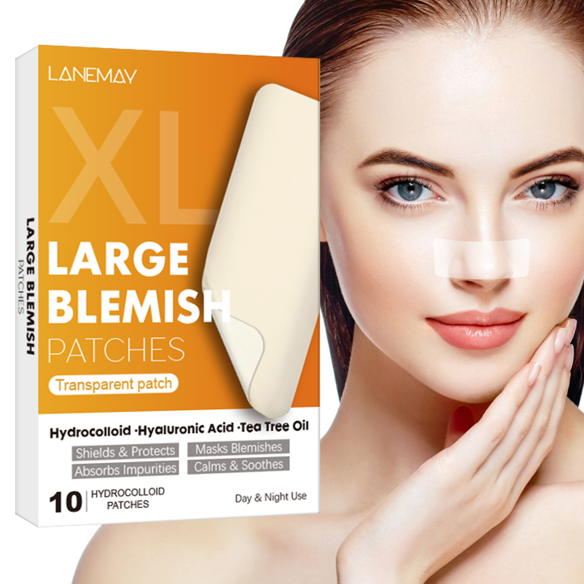 Cross-border hydrogel blackhead removing NOSE patch NOSE STRIPS pore cleansing NOSE mask tearing patch