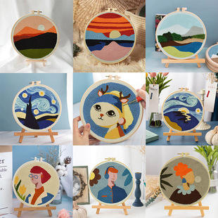 Russian poke embroidery diy handmade children's material package beginner suit manufacturer Amazon cross-border wholesale