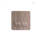 7x 7 brushed double claw buckle
