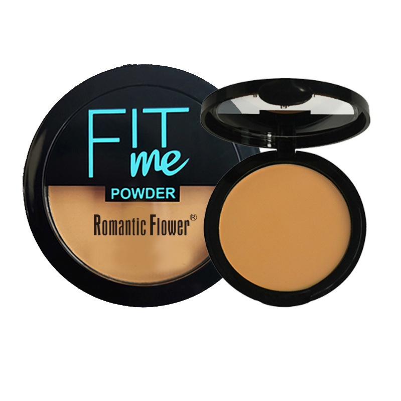 Exclusive for cross-border export 3-color pressed powder dark waterproof full cover face repair concealer with powder puff mirror makeup