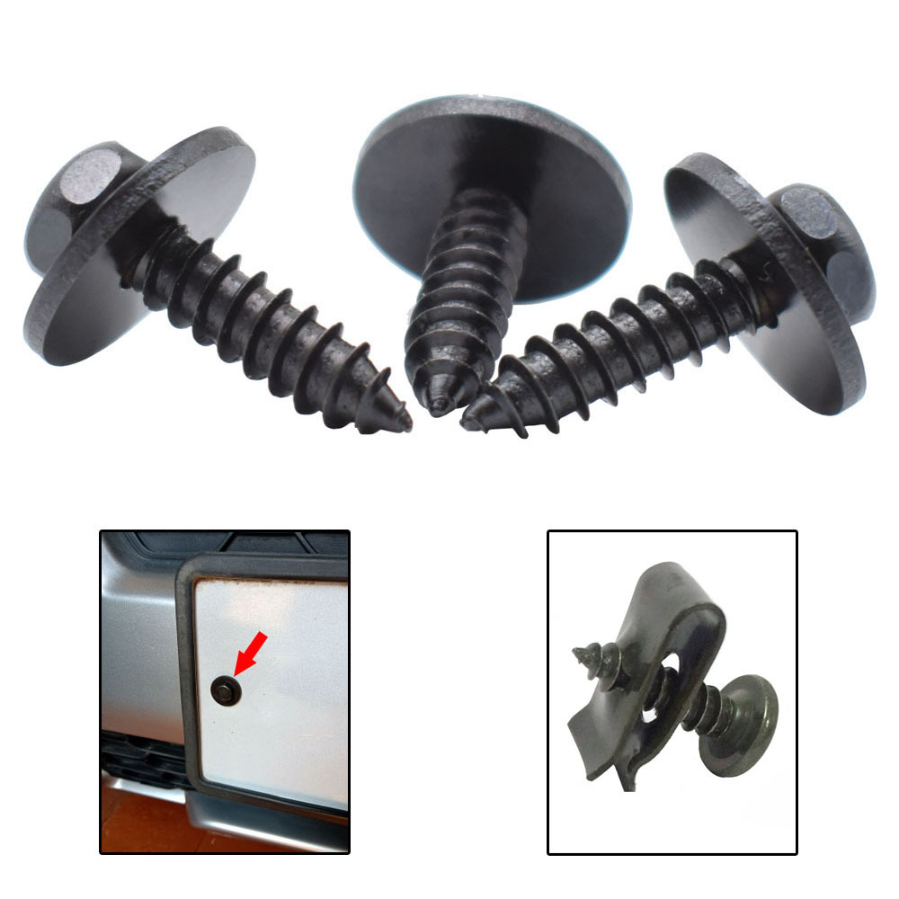 Car modification repair parts wholesale supply car hexagon head self-tapping screw plastic nylon buckle J35