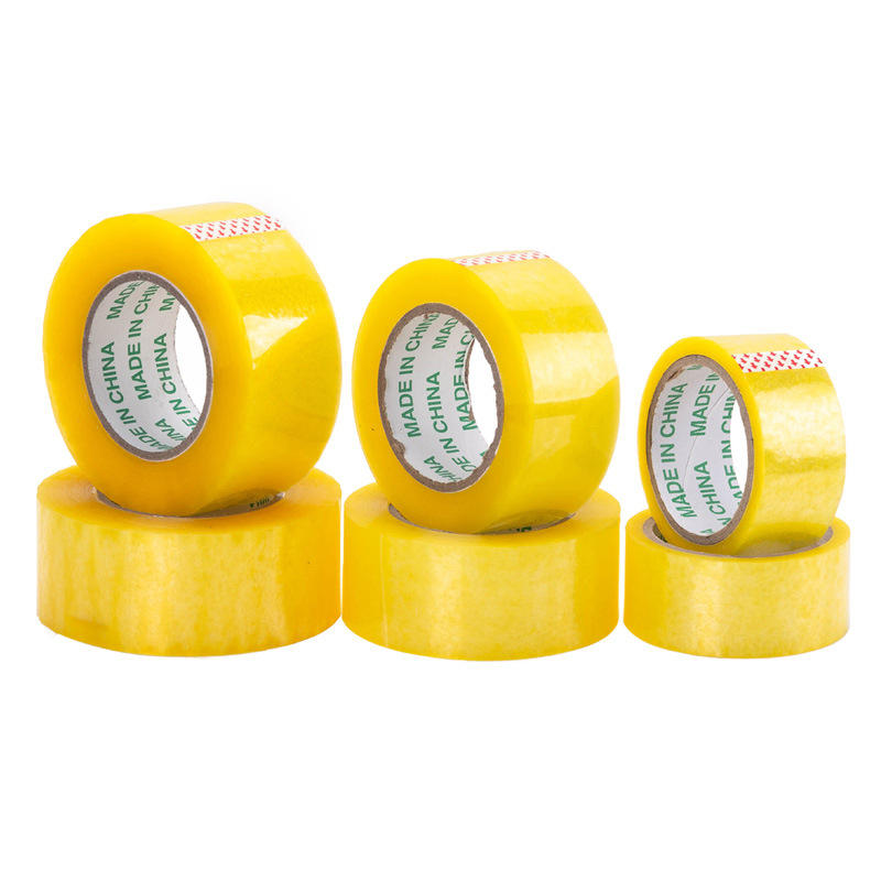 Transparent tape 5cm packing tape transparent tape whole box yellow tape express tape factory direct supply