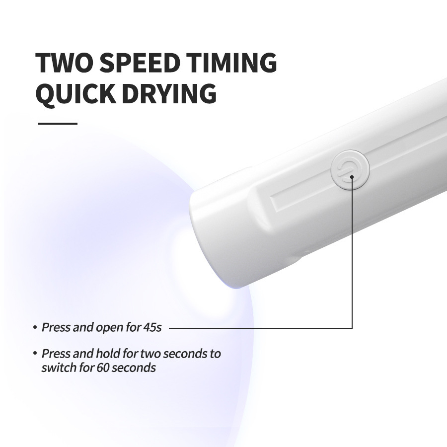 hand-held nail lamp small portable plug-in mini phototherapy lamp baking lamp nail phototherapy lamp