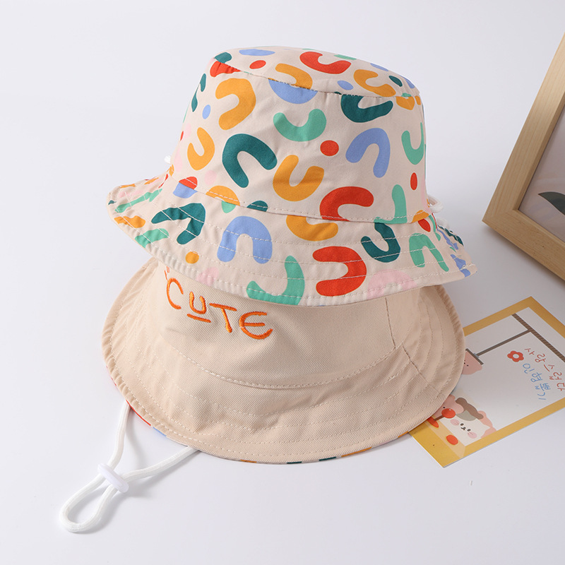 Chapeau de pêcheur pour bébé printemps et automne, chapeau de soleil fin d'été pour filles, chapeau de protection solaire pour bébé, chapeau pour enfants, chapeau coupe-vent pour garçons_voghion.com
