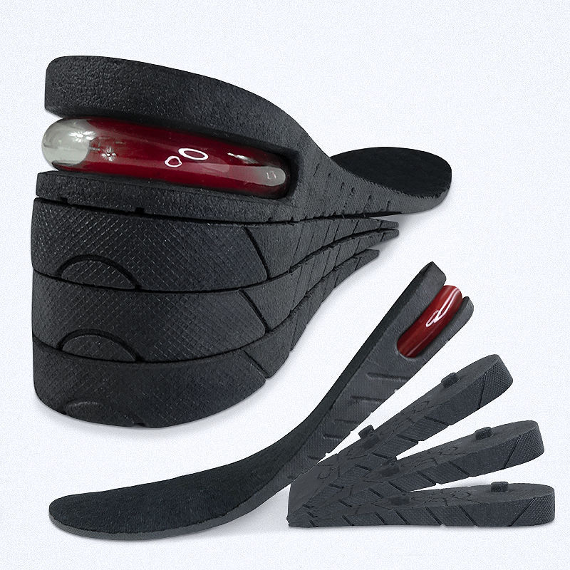 Removable Heightening Insoles Air Cushion Women Men's Invisible Inner Heightening Cushion Shock Absorption Students Half Cushion Sports Full Mat Martin