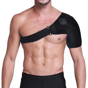 Cross-border autumn and winter warm shoulder pad can add ice bag adjustable sports shoulder anti-strain universal protective gear for men wholesale