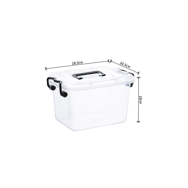 Transparent narrow handle 8L(28.5*20.5*16.9cm)